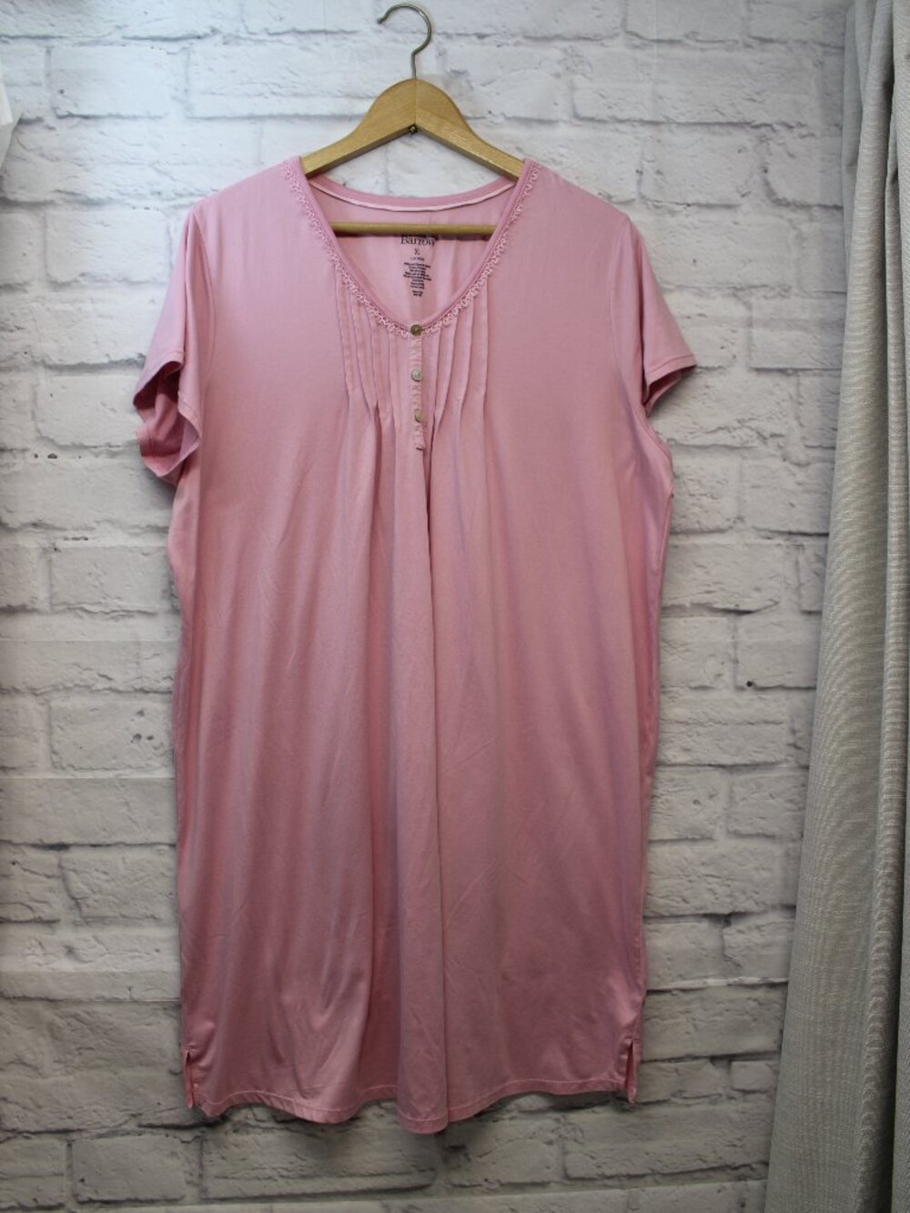Croft & Barrow SLeepwear Extra Large Pink Shortsleeve Nightgown